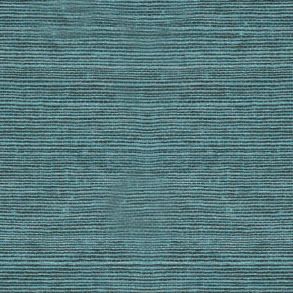 Deep Sea blue sisal grasscloth wallpaper texture