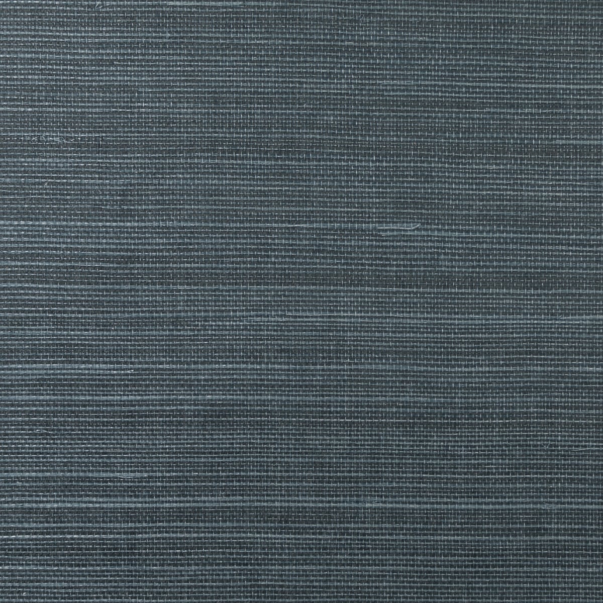Deep Sea blue sisal grasscloth texture wallpaper