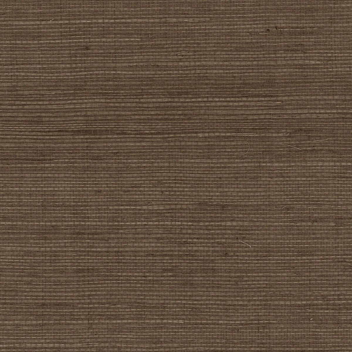 Ash Brown sisal grasscloth wallpaper with woven texture, Lillian August LN11836