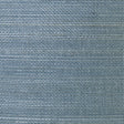 Bluestone abaca grasscloth wallpaper texture in a woven grid pattern