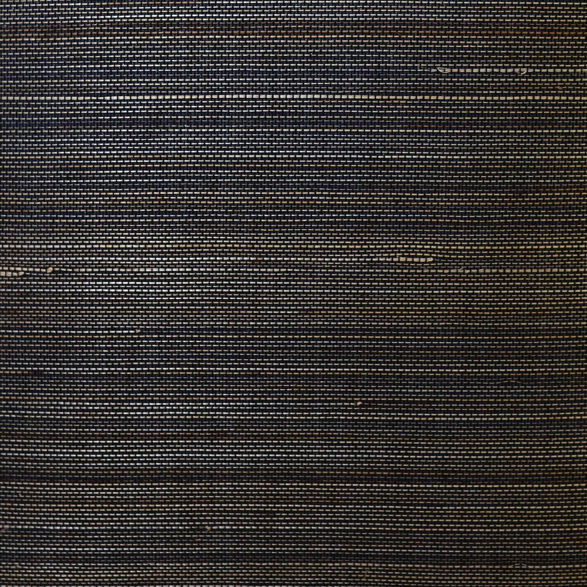 Midnight Galaxy black abaca grasscloth wallpaper with woven texture