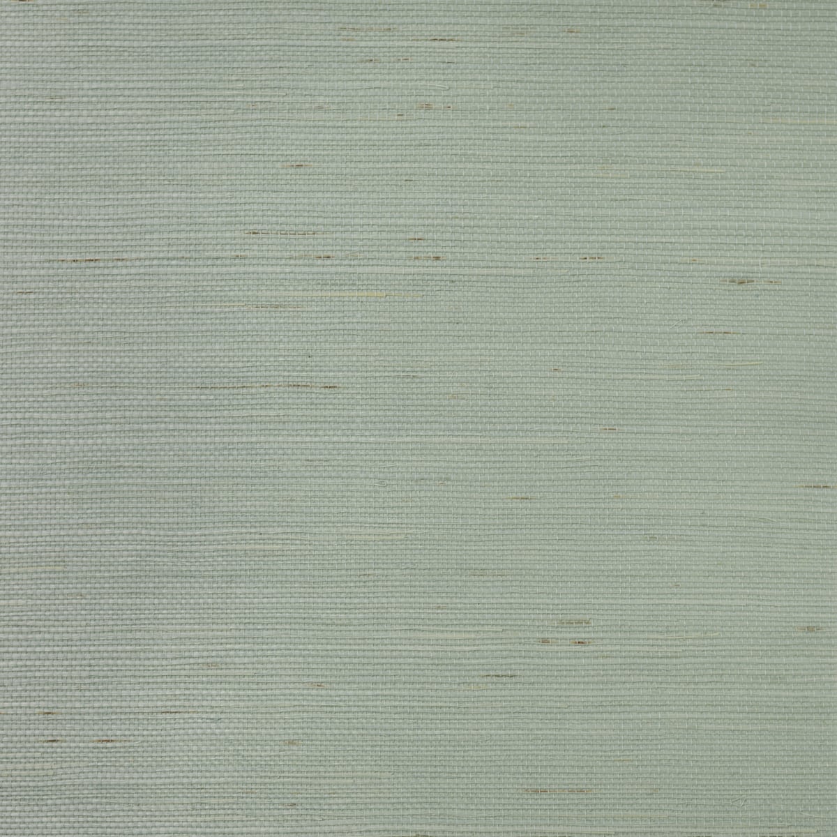 Powder blue sisal grasscloth wallpaper with subtle woven texture