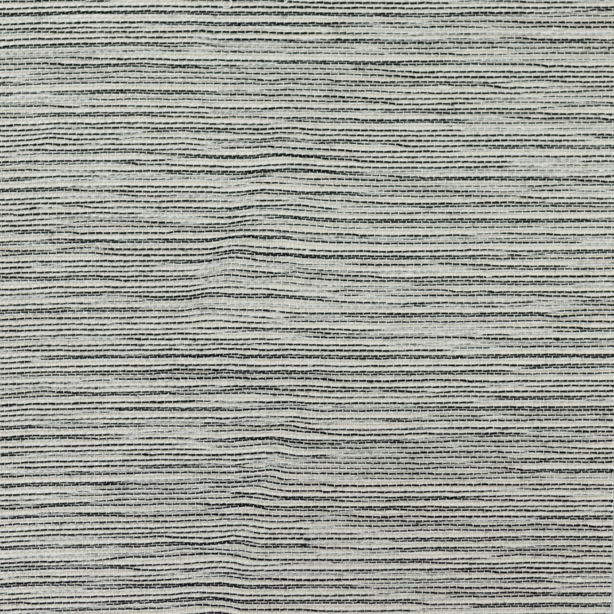Ivory and jet black sisal and viscose rayon grasscloth wallpaper texture