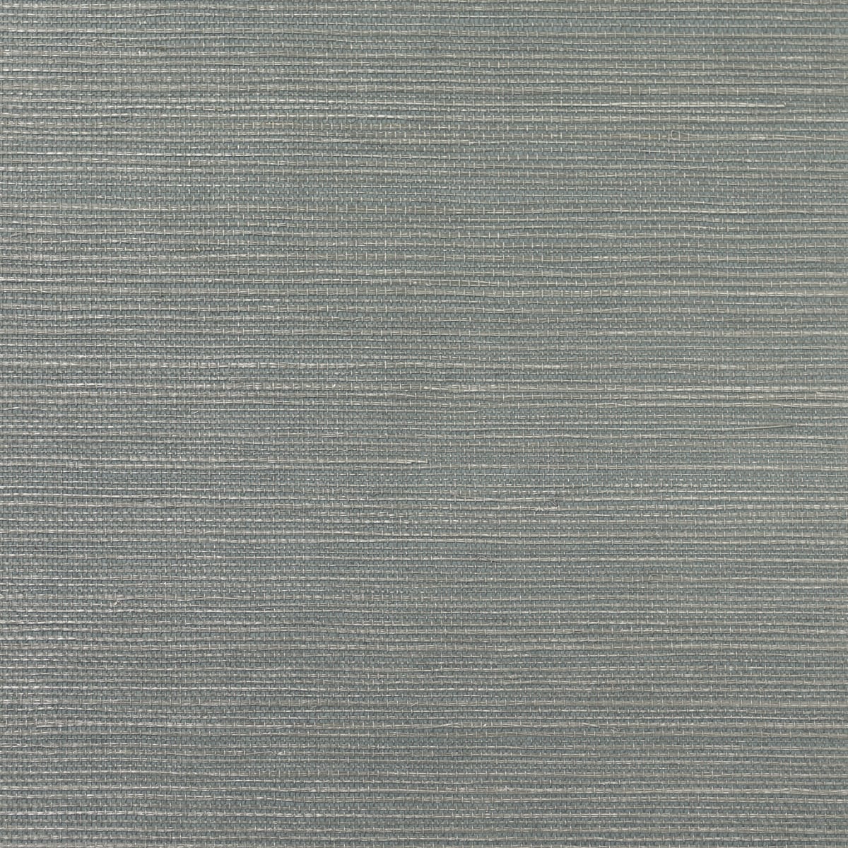 Sisal metallic silver and bluestone grasscloth wallpaper texture