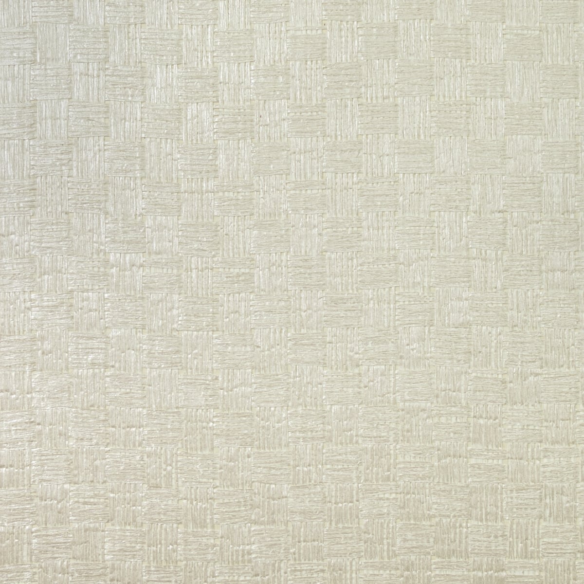 Metallic oyster paperweave grasscloth wallpaper with a woven checker pattern texture.