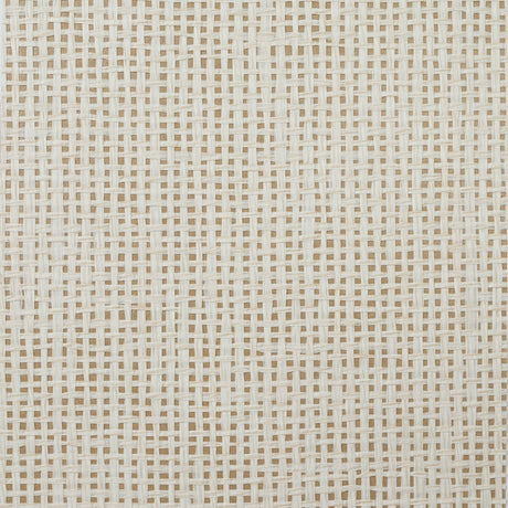 Paperweave wallpaper in White Heron & Pine with woven grasscloth look