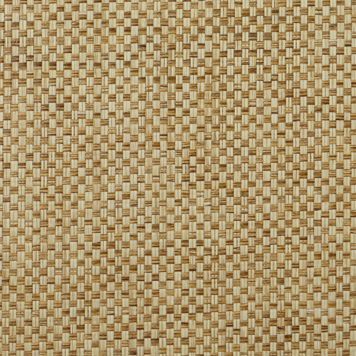 Honey maple paperweave grasscloth wallpaper with a woven texture in warm beige tones