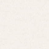 Faux Linen wallpaper in ivory with subtle linen texture