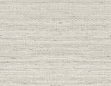 Luxe Weave peel and stick wallpaper in Lunar Rock grey, textured woven grasscloth look.