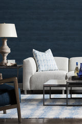 Rustic Shiplap Denim Blue by Lillian August Peel and Stick Peel & Stick Wallpaper – Lillian August LN20702