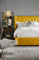 Luxe Sisal Harbor Mist by Lillian August Peel and Stick Textured Grasscloth Wallpaper – Lillian August LN20810