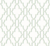 Coastal Lattice Seaglass by Lillian August Peel & Stick Geometric Wallpaper – Lillian August LN21104