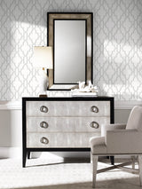 Coastal Lattice Harbor Mist by Lillian August Peel and Stick Geometric Peel & Stick Wallpaper – Lillian August LN21105