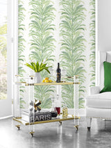 Keana Palm Paradise Green by Lillian August Peel and Stick Botanical Wallpaper – Lillian August LN30104