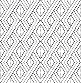 Boho Grid peel and stick geometric wallpaper in Alloy (grey/black)