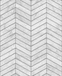Marbled Chevron Calcutta & Charcoal peel and stick vinyl wallpaper with marble-look chevron tile pattern