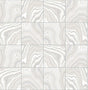 Marbled Tile Quartz peel and stick vinyl wallpaper with a soft grey marbled tile pattern