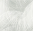 Palm Tile peel and stick wallpaper in Sea Salt with layered palm fronds and tile layout