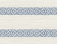 Alani Geo Stripe wallpaper in Blue Bell with coastal-inspired horizontal stripes and geometric motifs