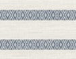 Alani Geo Stripe wallpaper in Nautical Blue with horizontal geometric stripe bands on a light ground.