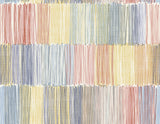 Arielle Abstract Stripe Wallpaper in Summer Sky by Lillian August (LN40301)