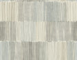 Arielle Abstract Stripe wallpaper in Haze featuring a soft grey and off-white brushed stripe pattern.