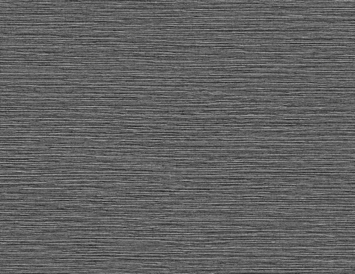 Tiger Island Faux Sisal wallpaper in charcoal faux sisal/grasscloth texture