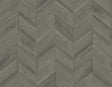 Keone Bay Chevron wallpaper in Harbor Grey with matte wood-look chevron pattern