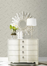 Keone Bay Chevron Birch by Lillian August Matte Chevron Wood-Look Vinyl Wallpaper – Lillian August LN40818