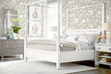 Kauai Bird Toile Argos Grey by Coastal Haven Traditional Toile Wallpaper – Lillian August LN40907