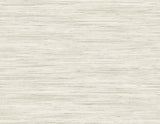 Off-white faux grasscloth stria texture vinyl wallpaper in Chantilly