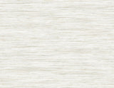 Sanctuary Stria wallpaper in Powder (off-white faux grasscloth stria texture)