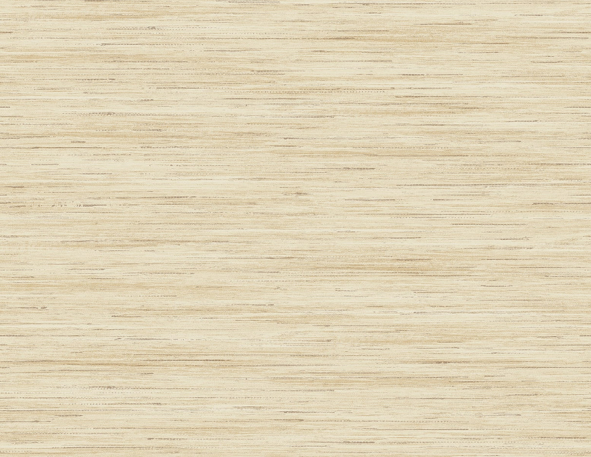 Loe Sanctuary Stria faux grasscloth texture wallpaper in Wheat Grass