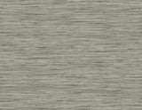 Grey faux grasscloth stria texture wallpaper in Desert Limestone colorway