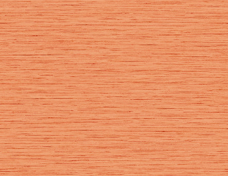 Persimmon faux grasscloth stria texture wallpaper in matte finish
