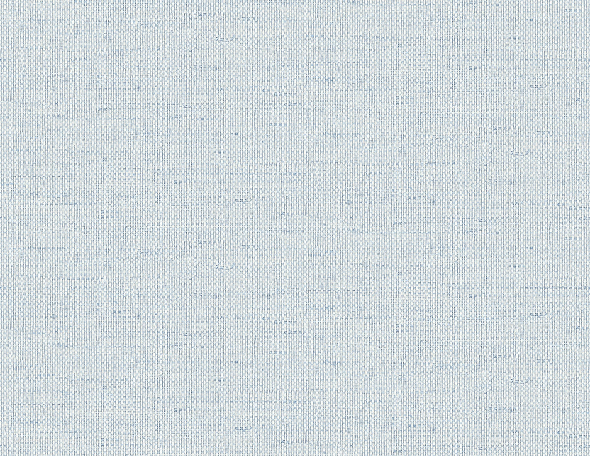 Kaya Faux Paperweave Sea Breeze by Coastal Haven Faux Paperweave Wallpaper – Lillian August LN41312-Sample