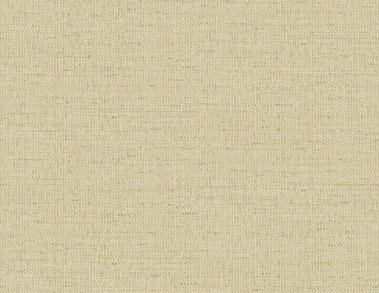 Kaya Faux Paperweave wallpaper in Chamomile beige with a matte faux grasscloth paperweave texture