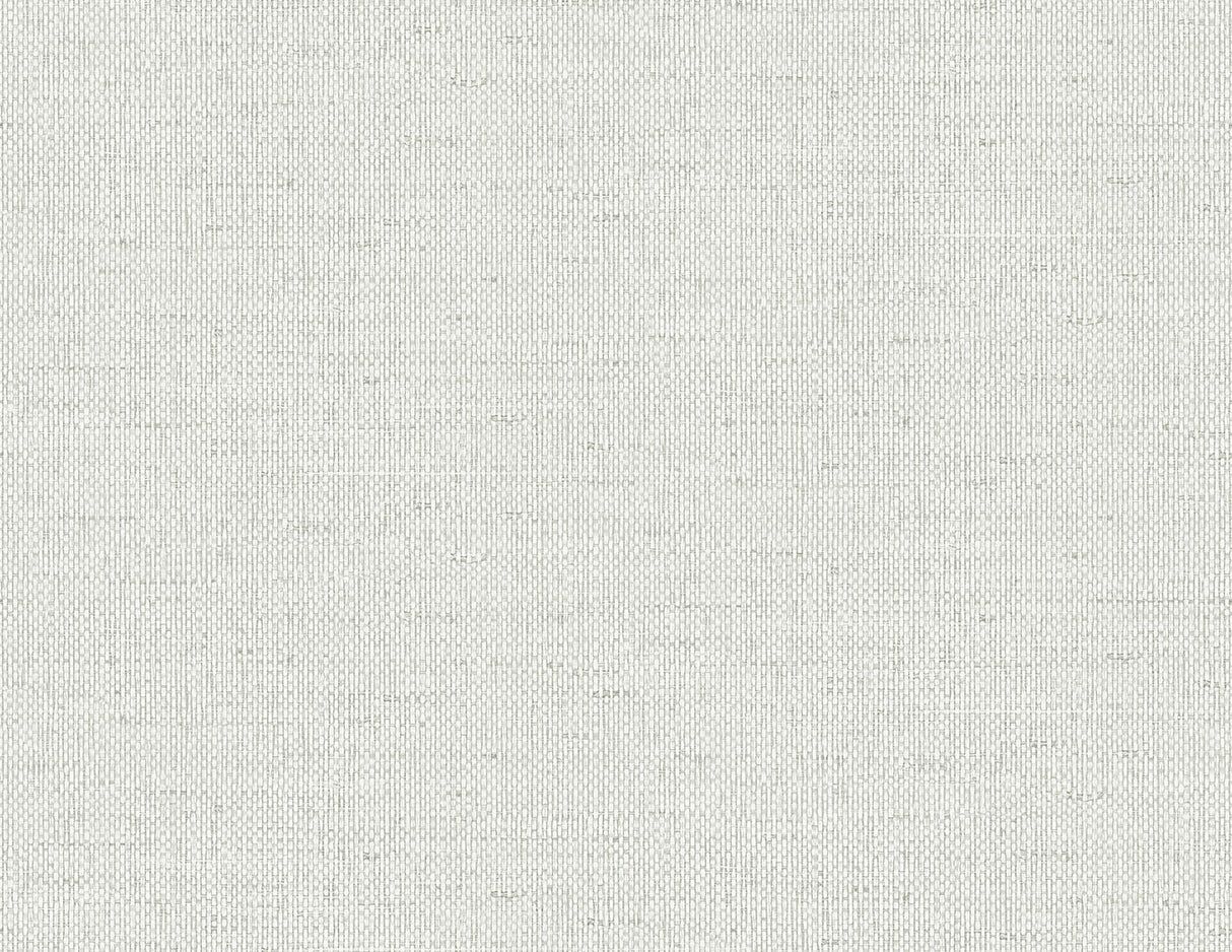 Kaya Faux Paperweave wallpaper in Calcutta grey, woven-texture look
