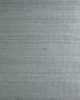 Sisal on Metallic grasscloth wallpaper in Aquamarine (LN50020) by Lillian August