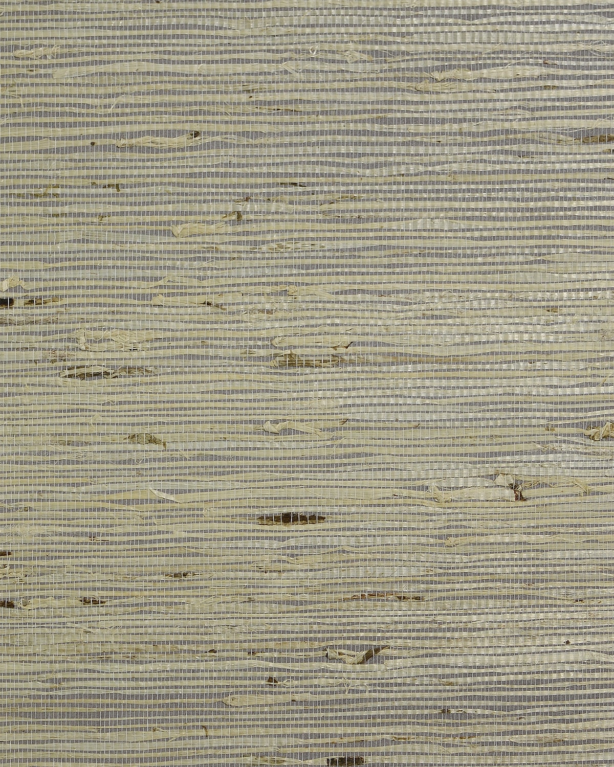Arrowroot grasscloth wallpaper in grey-brown warm neutral tones with a natural woven texture.