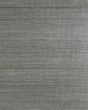 Slate silver sisal on metallic grasscloth wallpaper texture