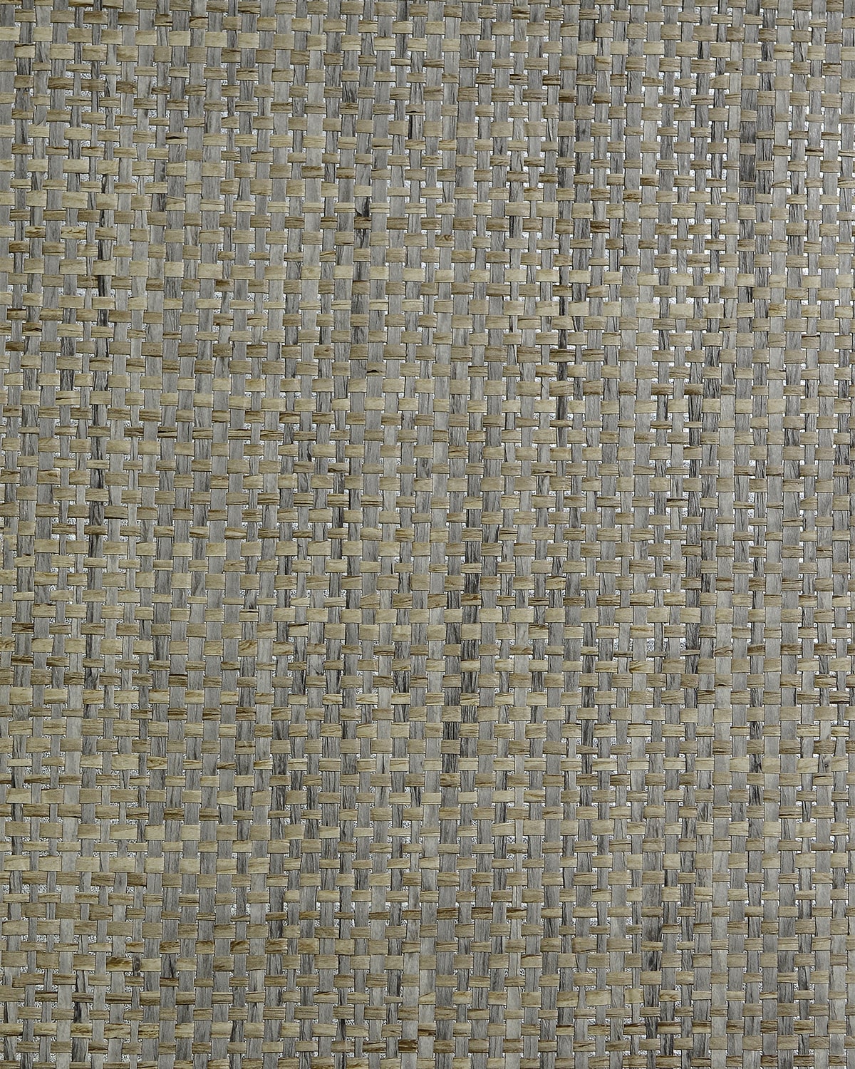 Japanese Paperweave textured grasscloth-style wallpaper in gray and brown, 36-inch wide