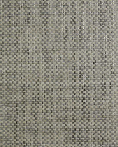 Natural gray Japanese paperweave textured grasscloth wallpaper