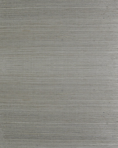 Medium gray sisal grasscloth textured wallpaper