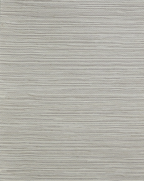 Light multi gray sisal grasscloth textured wallpaper