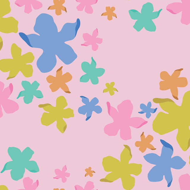 Lele Lillies Multicolor Peel & Stick Wallpaper