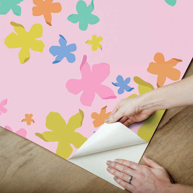 Lele Lillies Multicolor Peel & Stick Wallpaper