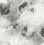 Notch Trowel Abstract wallpaper in grey grayscale with painterly texture and etched linework
