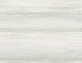 Sunset Stripes wallpaper in Winter Mist, a soft gray horizontal stripe texture with a matte finish.