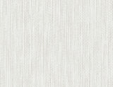 Metallic pearl and heather gray faux texture wallpaper with a subtle linear pattern.